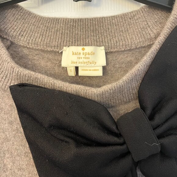 Kate Spade 100% wool bow sweater - Picture 3 of 5